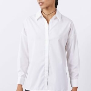 Non-Iron Refine Oversized Tunic